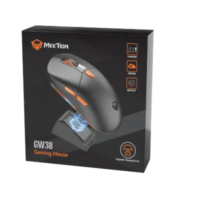 Wireless Tri-Mode Mouse with Magnetic Charging Dock