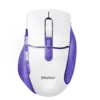 Wireless Dual-Mode Ergonomic Mouse Purple White