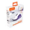 Wireless Dual-Mode Ergonomic Mouse Purple White