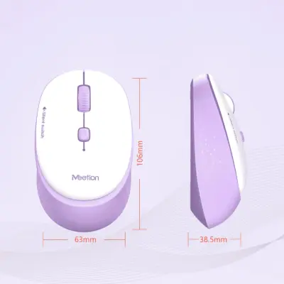 2.4g Wireless Office Mouse Purple