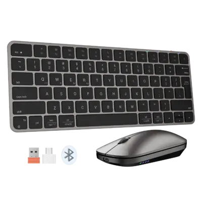 Wireless Ultra-thin Apple Keyboard and Mouse Combo