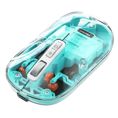 2.4g Wireless and Bluetooth Transparent Mouse