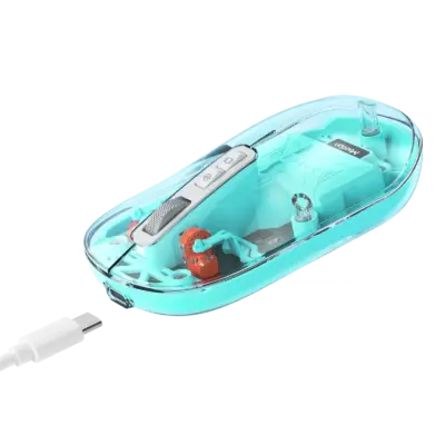 2.4g Wireless and Bluetooth Transparent Mouse