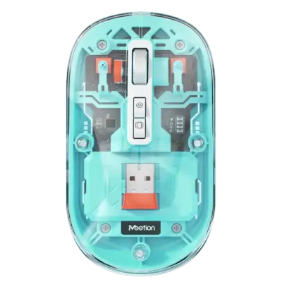 2.4g Wireless and Bluetooth Transparent Mouse