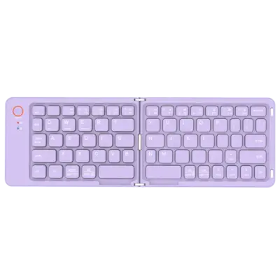 Bluetooth Purple Folding keyboard