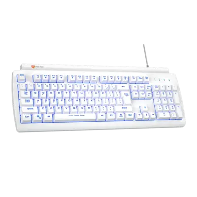 USB Backlit White Gaming Keyboard
