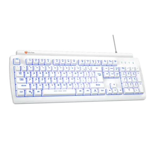 USB Backlit White Gaming Keyboard
