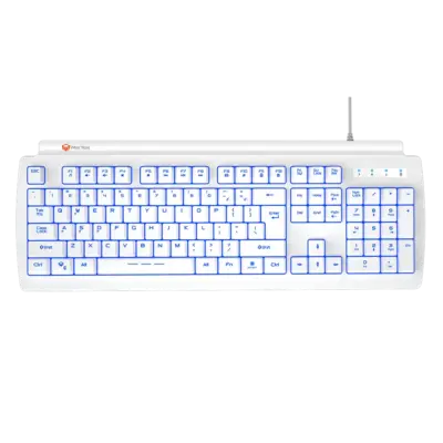 USB Backlit White Gaming Keyboard