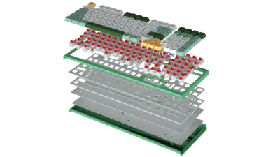 97 Keys DIY Wireless Keyboard Kit
