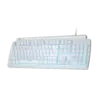 Blue Switches MechanicalWhite Gaming Keyboard