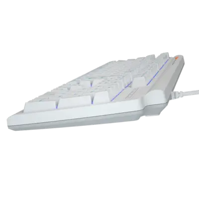 Blue Switches MechanicalWhite Gaming Keyboard