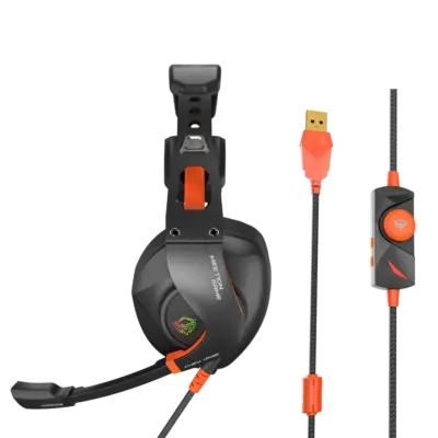 RGB BACKLIT BLACK GAMING HEADSET