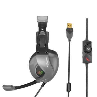 RGB BACKLIT BLACK GAMING HEADSET
