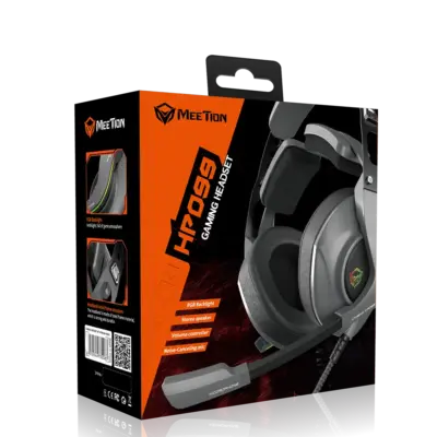 RGB BACKLIT BLACK GAMING HEADSET