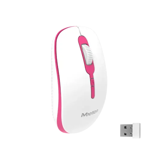 2.4G USB Pink Wireless Optical Mouse