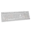 USB White Standard Corded Keyboard K202