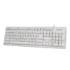 USB White Standard Corded Keyboard K202
