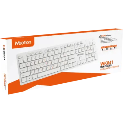 Wireless Chocolate White Keyboard