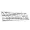 USB STANDARD WIRED KEYBOARDWHITE