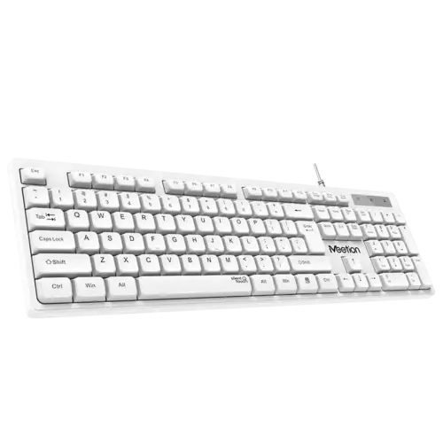 USB STANDARD WIRED KEYBOARDWHITE