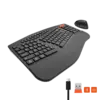Wireless Dual-mode Ergonomic Keyboard & Mouse Combo