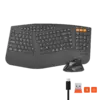 Wireless Dual-mode Ergonomic Keyboard & Mouse Combo