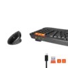 Wireless Dual-mode Ergonomic Keyboard & Mouse Combo