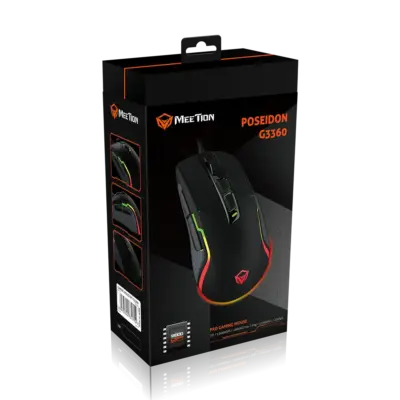 Programmable Gaming MouseSeven-stage DPI with high resolution