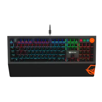 Colorful Adjustable Rainbow Backlight Mechanical Gaming Keyboard