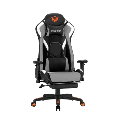 Leather Reclining GamingE-Sport Chair with Footrest