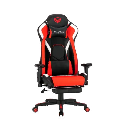Leather Reclining GamingE-Sport Chair with Footrest