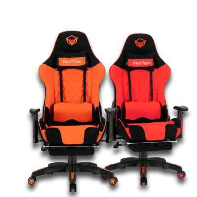 2D Armrest MassageGaming E-Sport Chair with Footrest