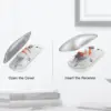 Ultra-Thin Full-Size Silver White Wireless Office Combo