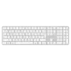 Ultra-Thin Full-Size Silver White Wireless Office Combo