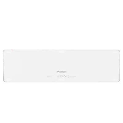 Ultra-Thin Full-Size Silver White Wireless Office Combo