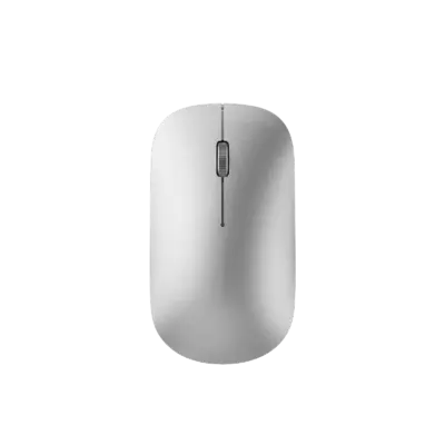 Ultra-Thin Full-Size Silver White Wireless Office Combo