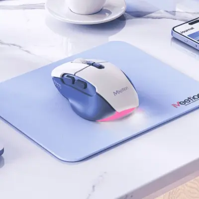 Wireless Dual-Mode Ergonomic Mouse Blue