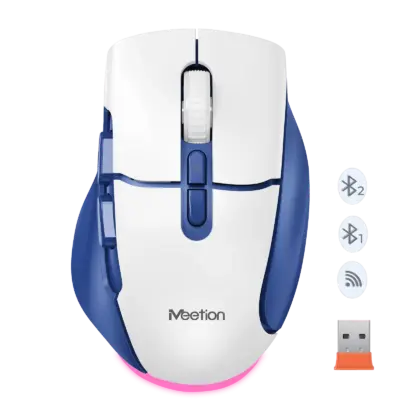 Wireless Dual-Mode Ergonomic Mouse Blue