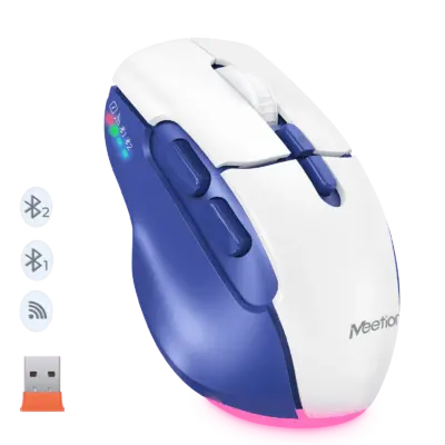 Wireless Dual-Mode Ergonomic Mouse Blue