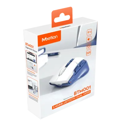 Wireless Dual-Mode Ergonomic Mouse Blue