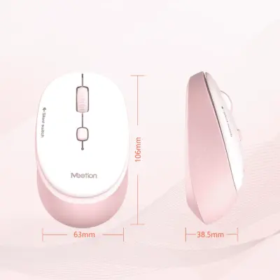 2.4g Wireless Office Mouse Pink