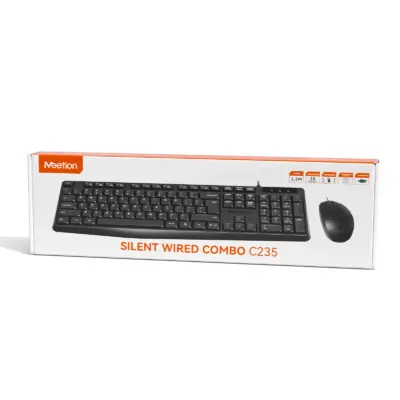 Full-Size Wired Keyboard and Mouse Combo