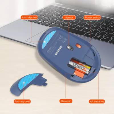 2.4g Wireless Office Mouse Blue