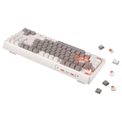 87-Key Triple-Mode Wireless RGB Mechanical Keyboard