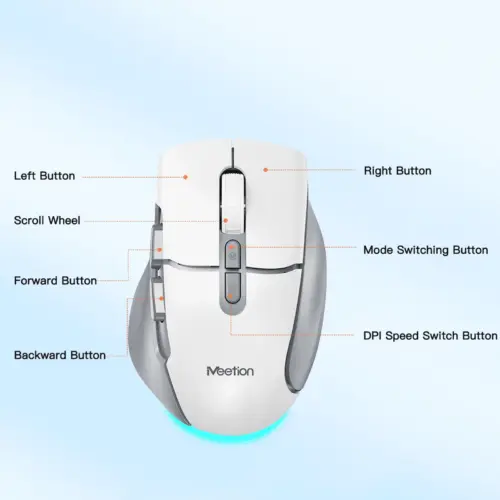 Wireless Dual-Mode Ergonomic Mouse
