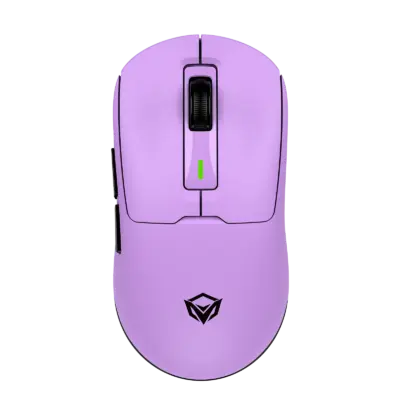 Purple Tri-Mode Wireless Gaming Mouse with RGB