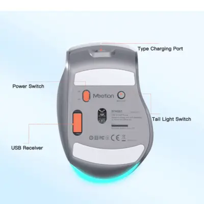 Wireless Dual-Mode Ergonomic Mouse