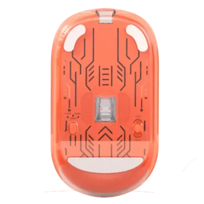2.4g&Bluetooth Wireless Transparent Mouse