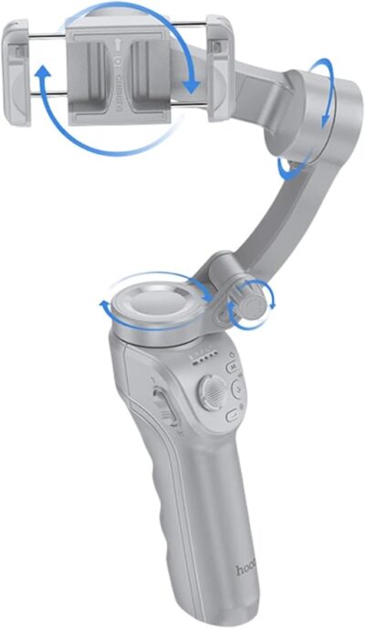 Hoco K24 360 Degree Automatic Face Tracking Tripod Smart Selfie Gimbal Gray