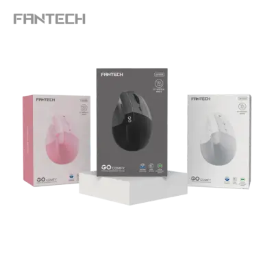 Fantech W195R GO COMFY Vertical Ergonomic Wireless & Bluetooth Mouse